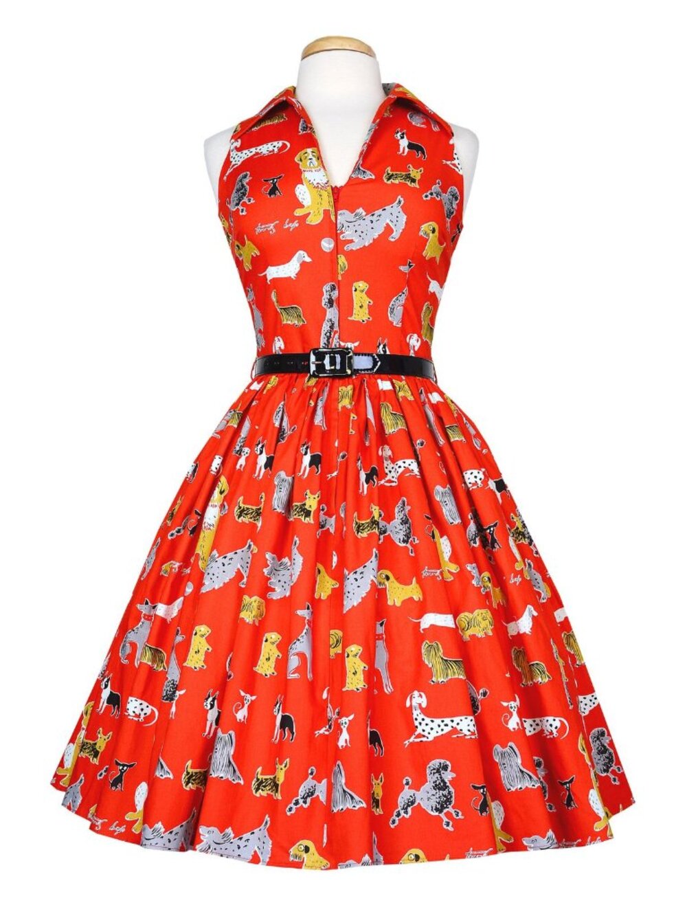 Bernie Dexter Mari Dress in Best Friend Print L EUC
